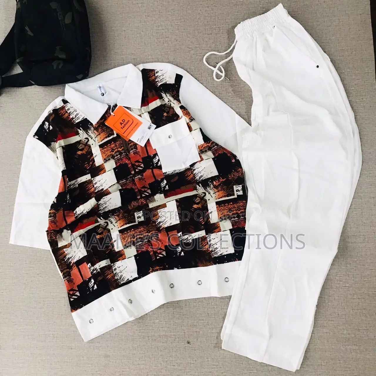 Blackmen Kaftan Top and Down