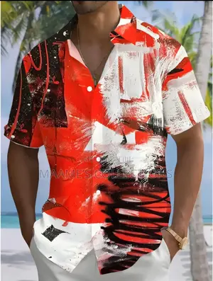 Unisex Summer Casual Button-down Shirt