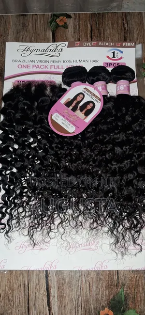 Hymalaika Brazilian Remy Jerry Curl 16inch Natural