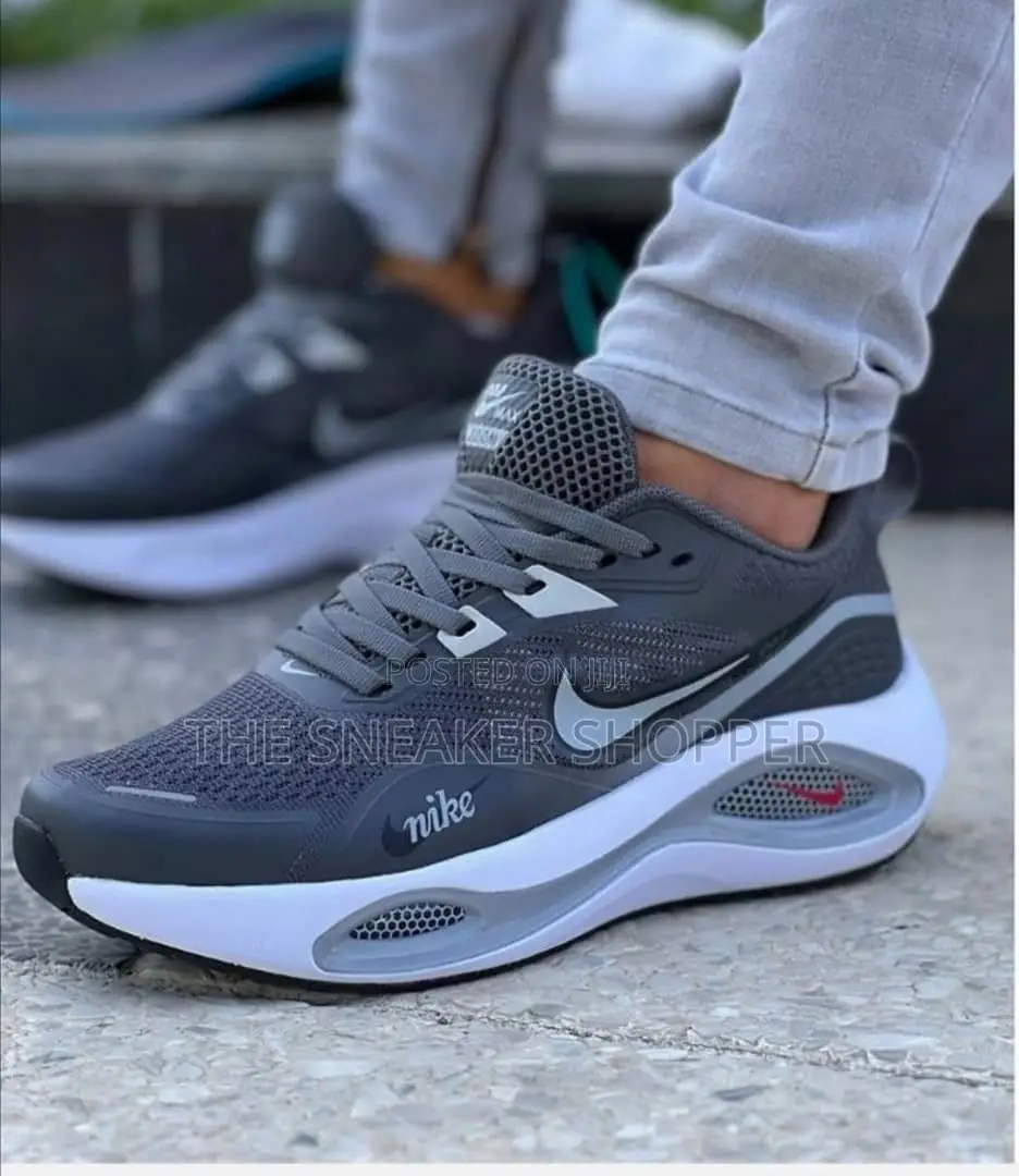 Nike Running Ash And Under White