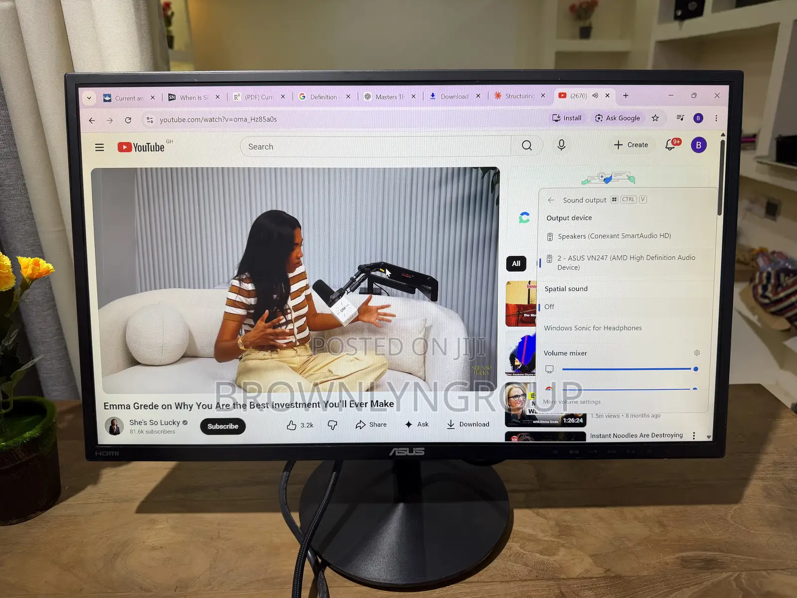 Asus 24” Ips Monitor