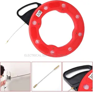 Fibre Fish Tape 4mm X 30m Cable Pulling Wire Electrician Tool
