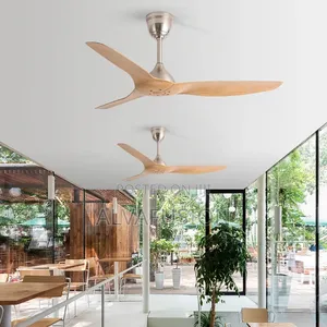 52inches Ceiling Fan With Remote. Wooden Style