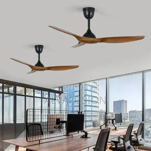 52inches Ceiling Fan With Remote. Wooden Style