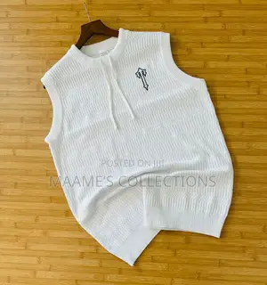Woven Stock Armless / Sleeveless/ Vest /Tank Top