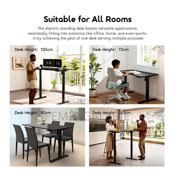 Oraimo Flexistation Ergonomic Smart Adjustable Electric Standing Desk