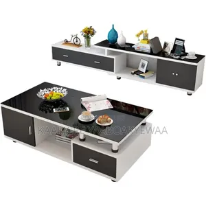 Foreign Tv Stand and Coffee Table Set