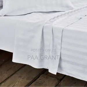 Guest Approval Bedding (2 Pure Cotton Sheets ,4 Pillow Case for Hotels