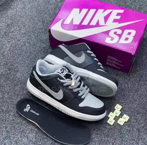 Nike Sb Low Dunk Ash and Black