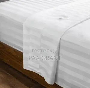 Luxury Hotel Bedding Essentials (2 Pure Cotton Sheets ,4 Pillow Cases