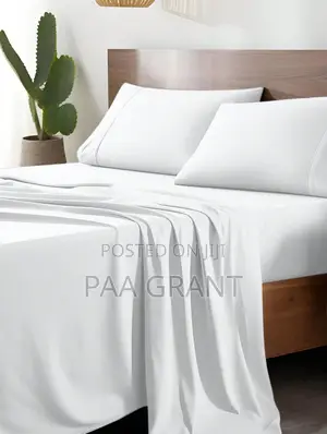 Built for Hotel Daily Use (2 Pure Cotton Sheet,4 Pillow Case for Hotel