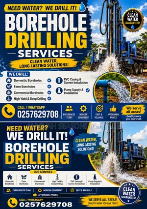 Borehole Drilling for Homes, Farms Businesses