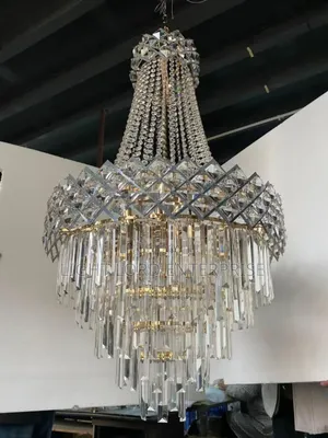 Crystal Chandeliers Double Layer Size 600mm
