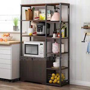 Microwave Oven Stand With Cabinet