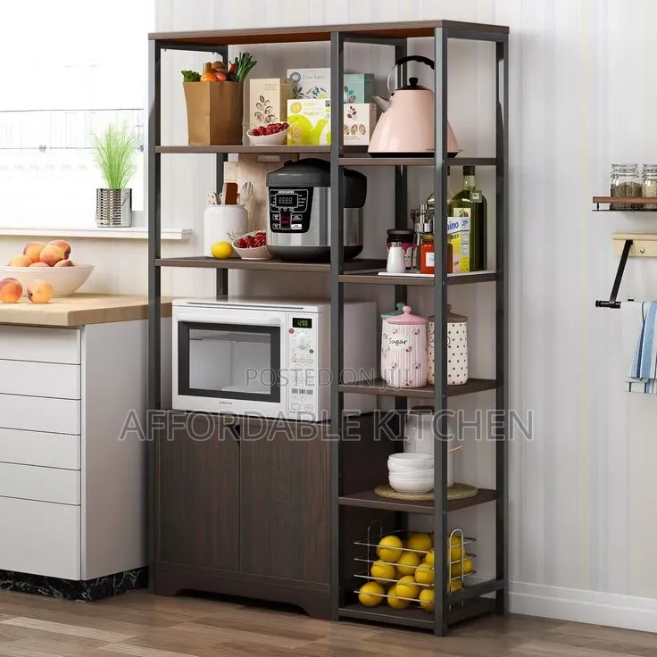 Microwave Oven Stand With Cabinet