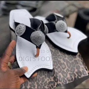 Black Suede White Inner Silver Crowned Ahenema/ Chawchaw