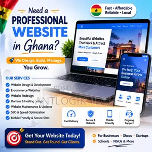 Urgent Website Development Web Design In Accra – Ready Today