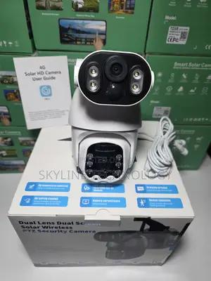 High Resolution Dual Lens 4g Ubox CCTV Camera