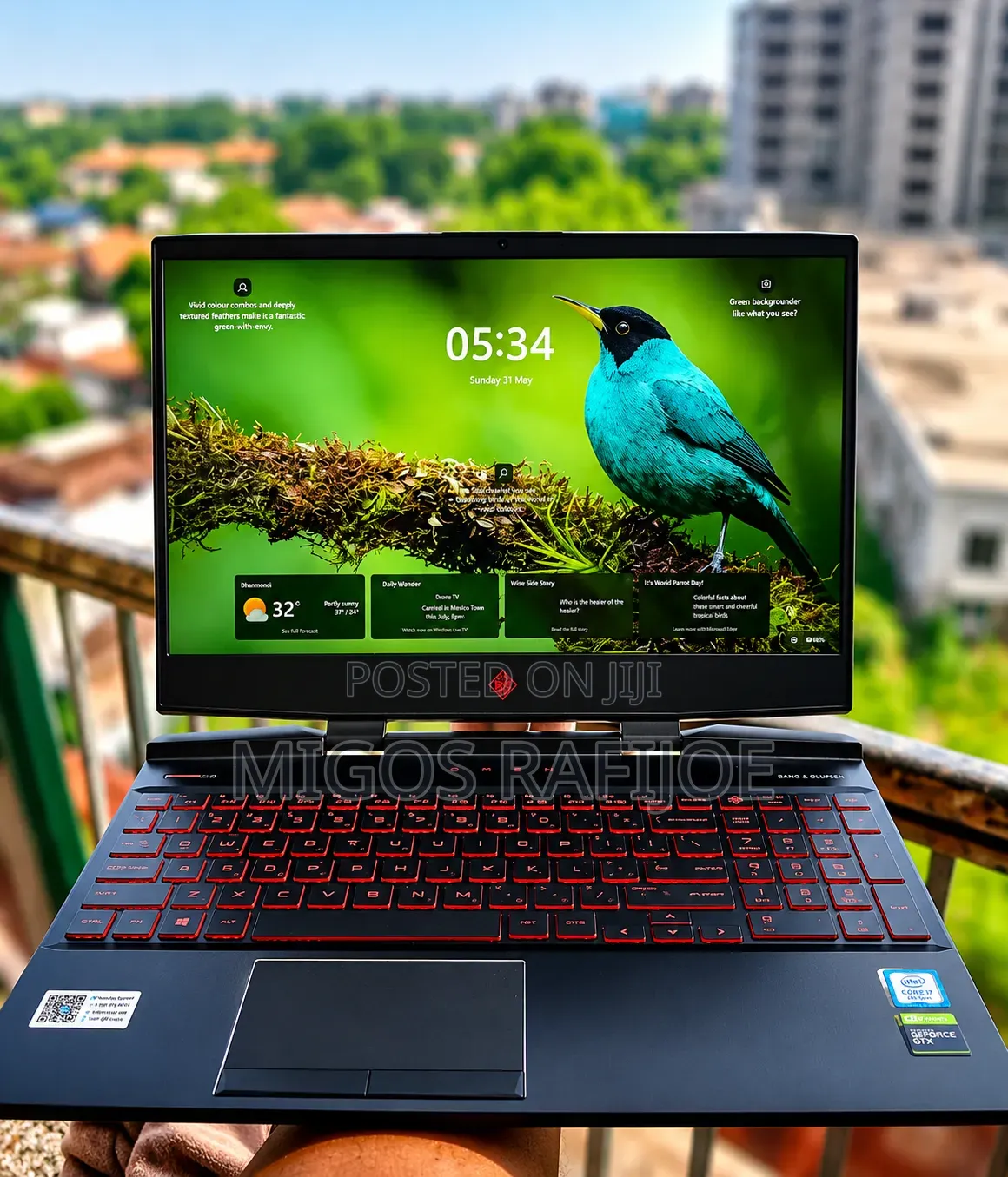 New Laptop HP Omen 15-ce0xx 16GB Intel Core i5 SSD 512GB