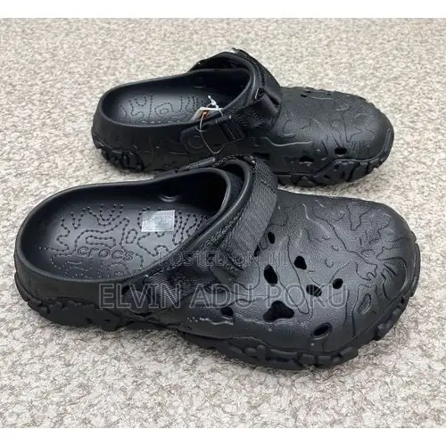 Crocs All-Terrain Atlas Clog Espresso Sandals , Swipe >