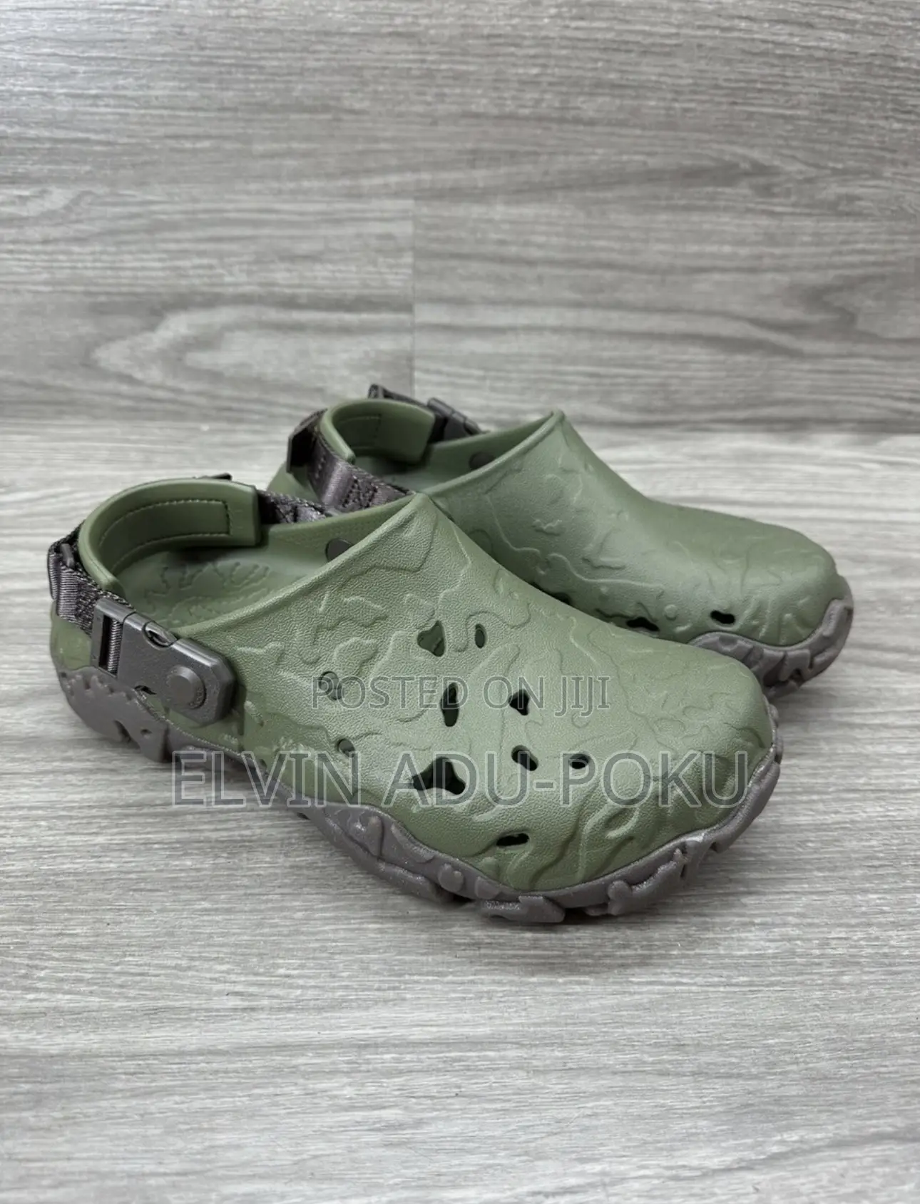 Crocs All-Terrain Atlas Clog Espresso Sandals , Swipe >