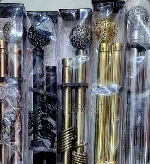 Strong Double Rods ,Elegant Look ( Built to Hold Heavy Curtains
