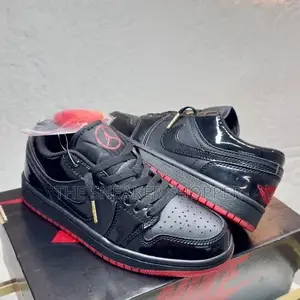 Jordan One Low Benz Black and Red