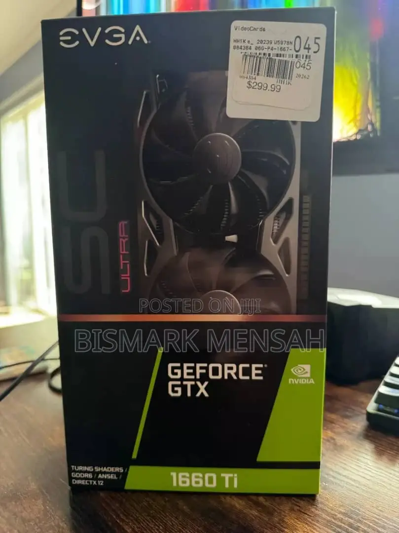 Evga Geforce GTX 1660 Ti Sc Ultra Gaming, 6gb Gddr6, Dual Fan