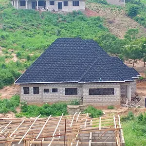 Blue Shingles With Quality Roofing and Wood Work