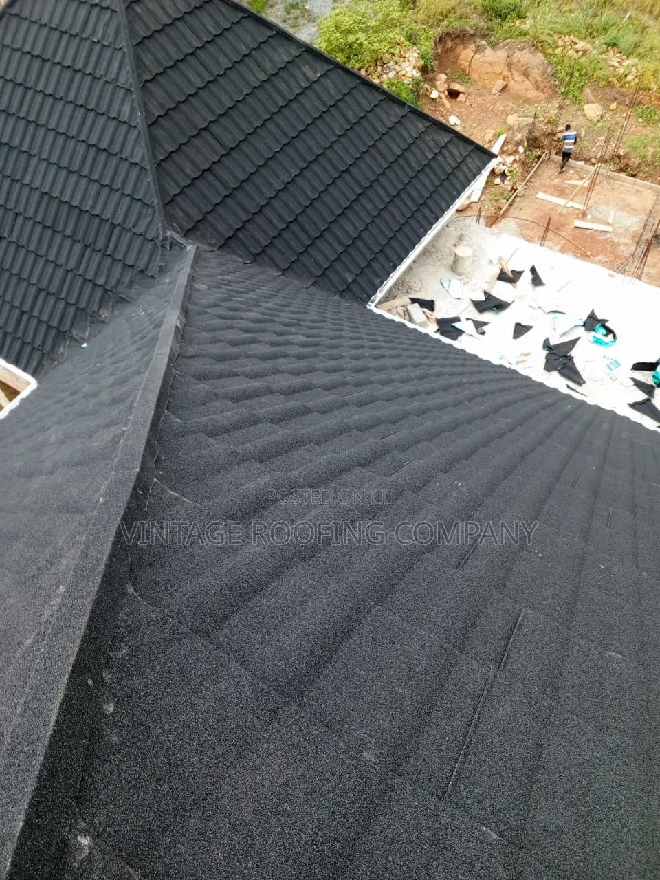 Nice Wood Work and Quality Euro Tiles Roofing Sheet