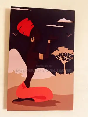 African Woman Lady Pray Wall Arts Canvas Frame Pop