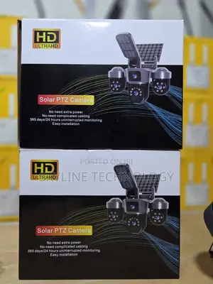 Solar Hd Resolution 4g Triple Cameras CCTV