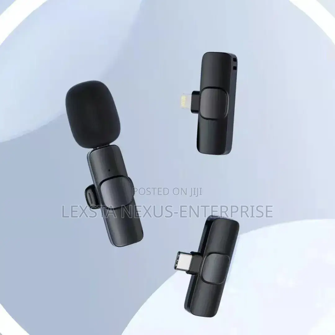 Wireless Lavalier Lapel Mini Microphone Noise Reduction Bluetooth Live