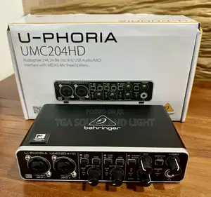 Behringer U-Phoria Umc204hd Usb Audio Interface
