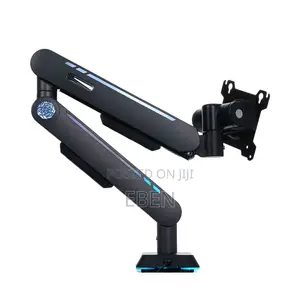 Adjustable RBG Gas Spring Monitor Arm Desk Mount (24-49inch)