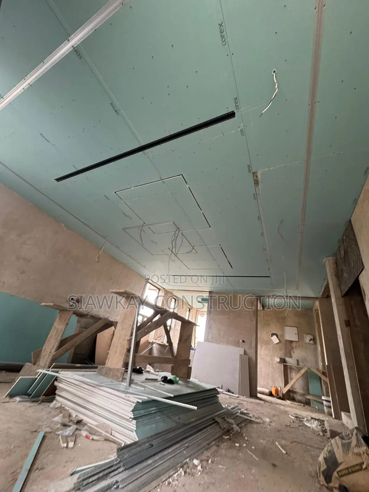 Plasterboard Project Workers