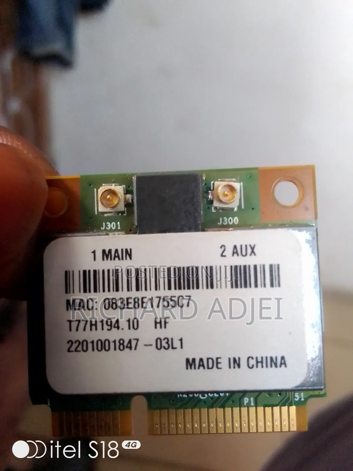 Laptop Wireless Network Card.Wifi