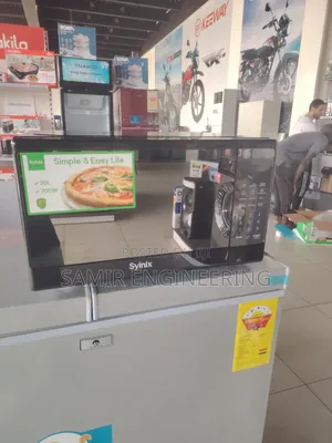 Syinix 20l Mirror-Finish Digital Microwave: Quick, Sleek, Efficient