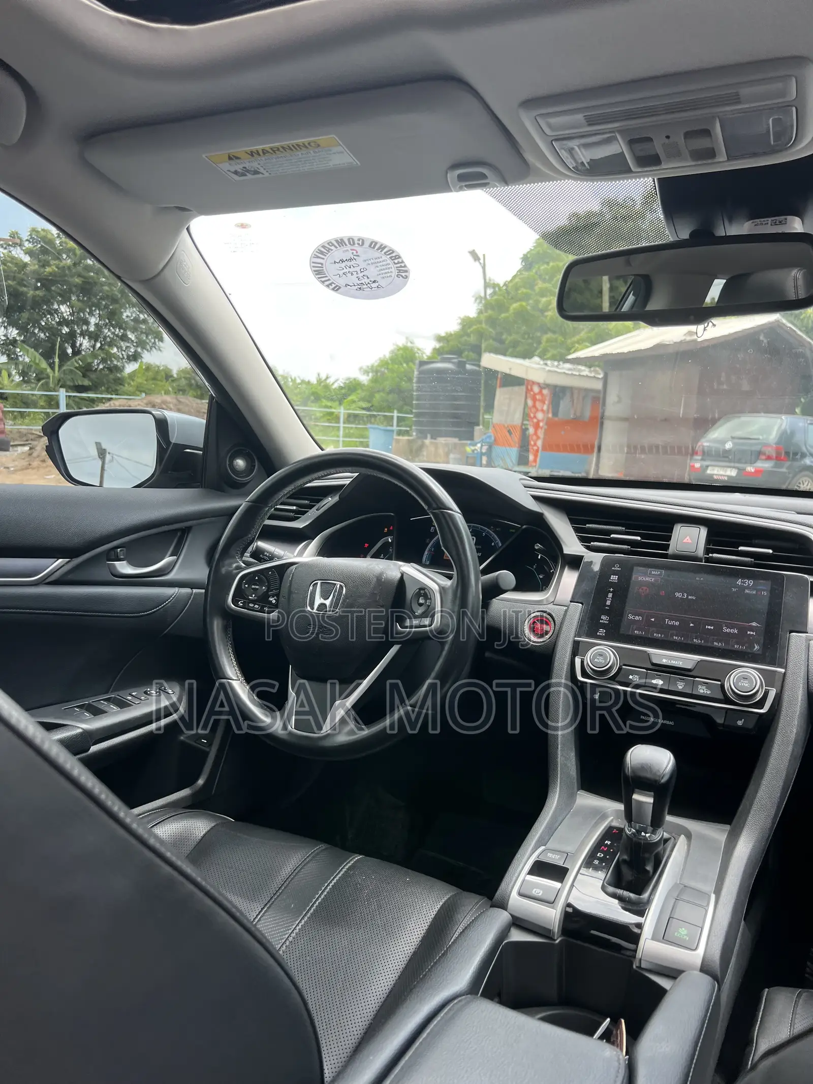Honda Civic Touring 4dr Sedan (1.5L 4cyl) 2016 Silver