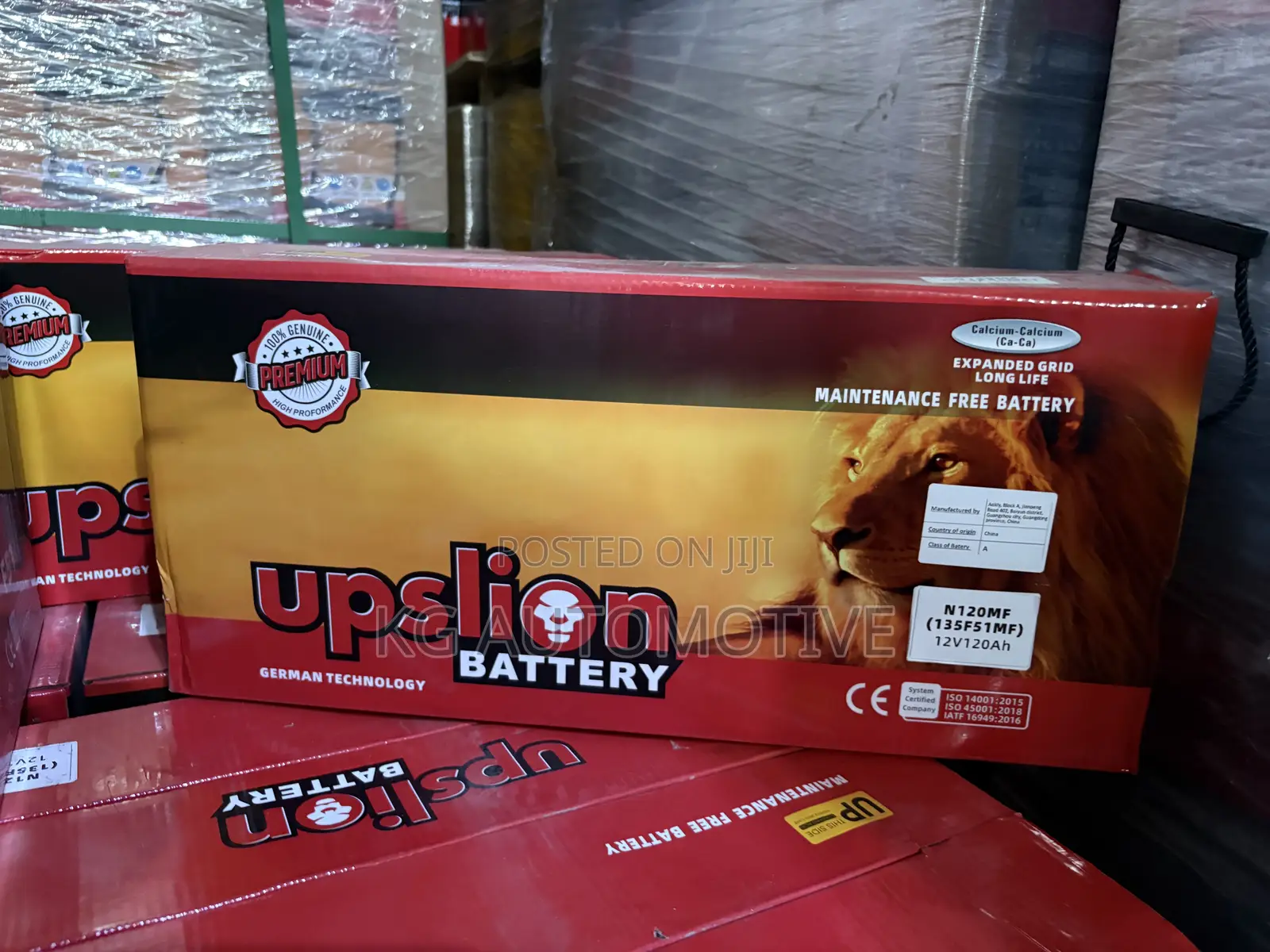 21 Plate Upslion Battery