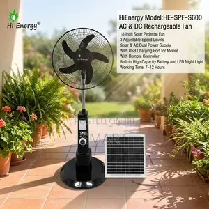 18 Inch Rechargeable Mosquito- Killing Ac/Dc Portable Solar Fan