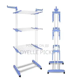 Foldable Clothes Drying Rack With Wheels