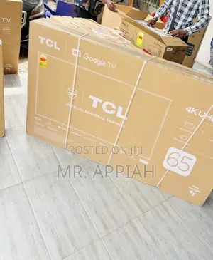 Super Quality TCL 65” Smart Satellite Android Uhd Television