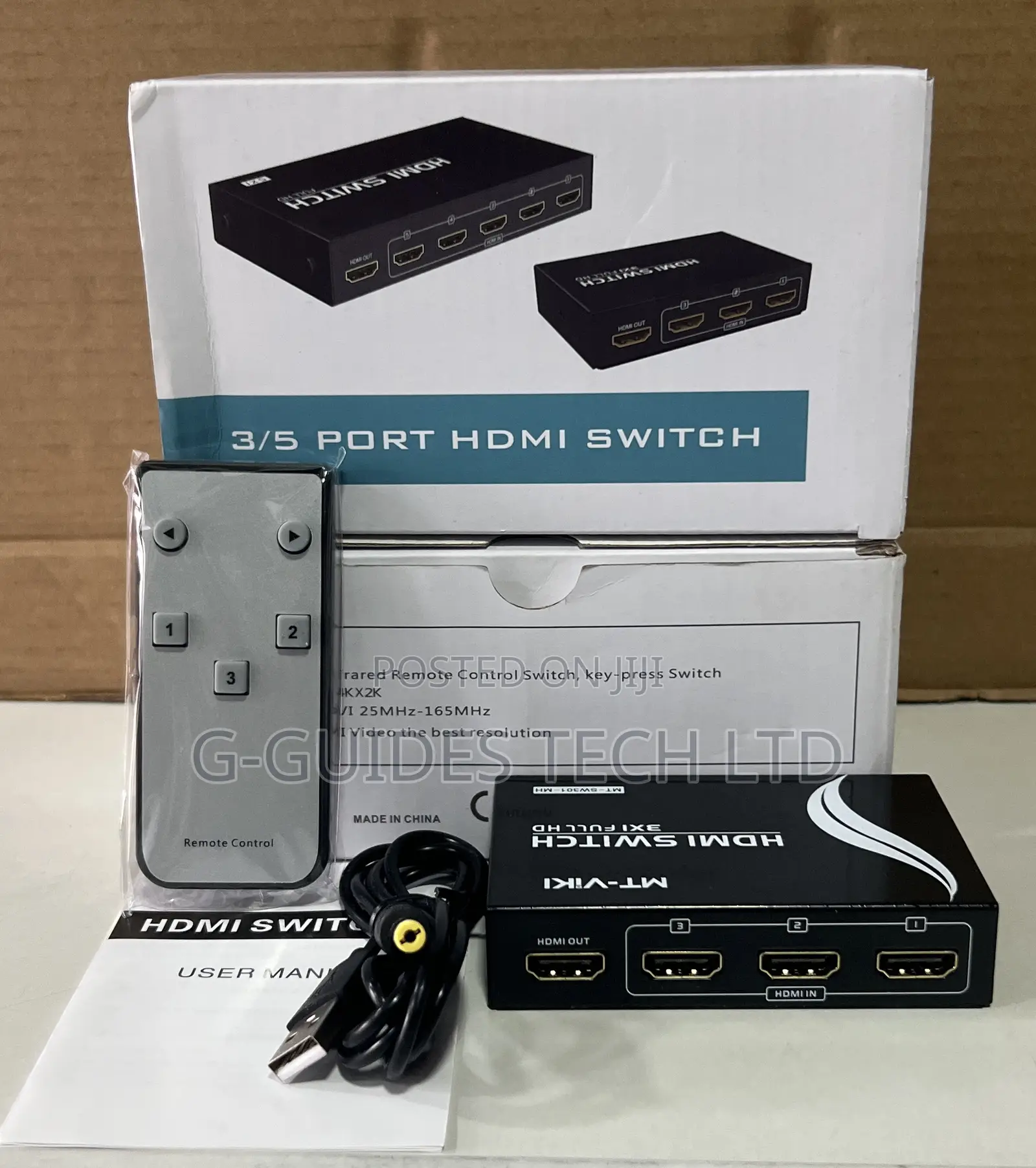 Mt-Viki 3-Port Hdmi Switch, 3-Input 1-Output Hdmi Switcher