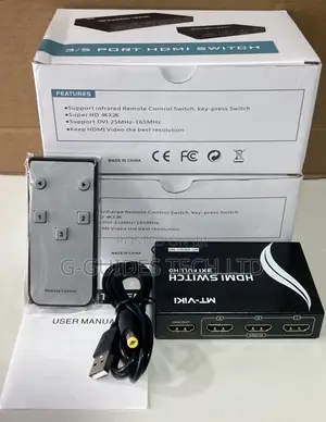 Mt-Viki 3-Port Hdmi Switch, 3-Input 1-Output Hdmi Switcher