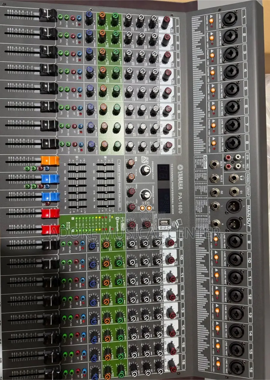 Yamaha Pa-1600 16channels Professional Mixer