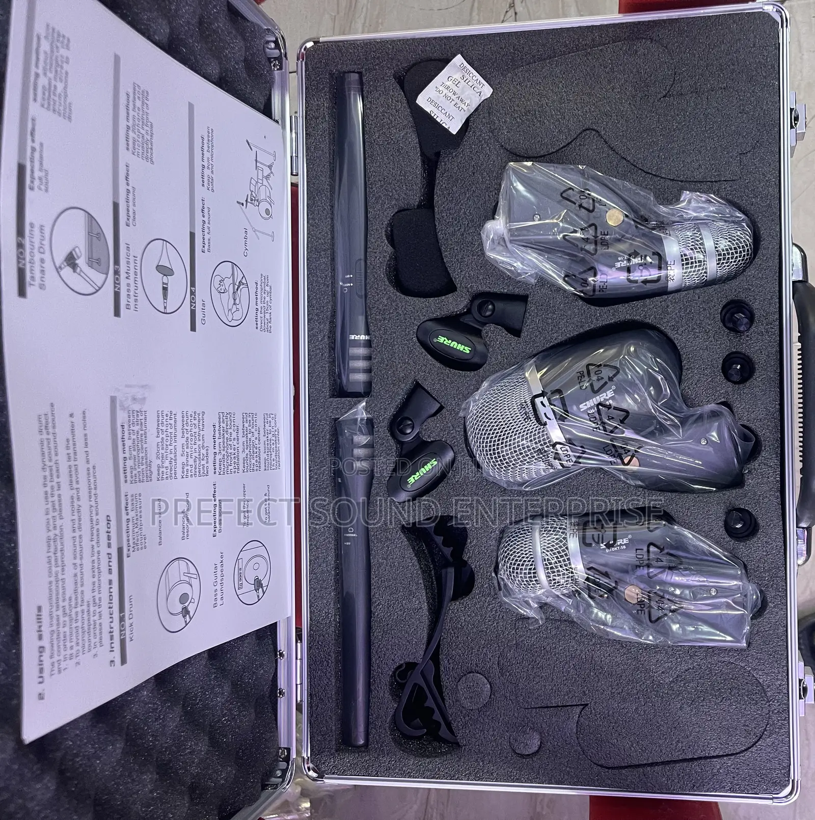 Shure Sh-dkt-5b 5-piece Drum Microphone Kit