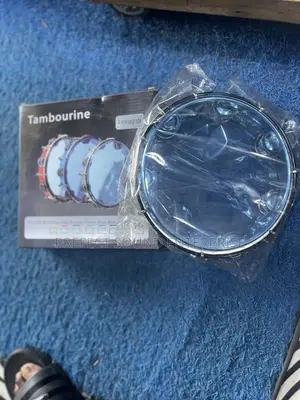 Premium Handheld Tambourine With Drum Head (Vellum)