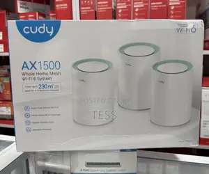 Cudy Ax1500 Wifi 6 Mesh Access Point Dual Band 3 Pack