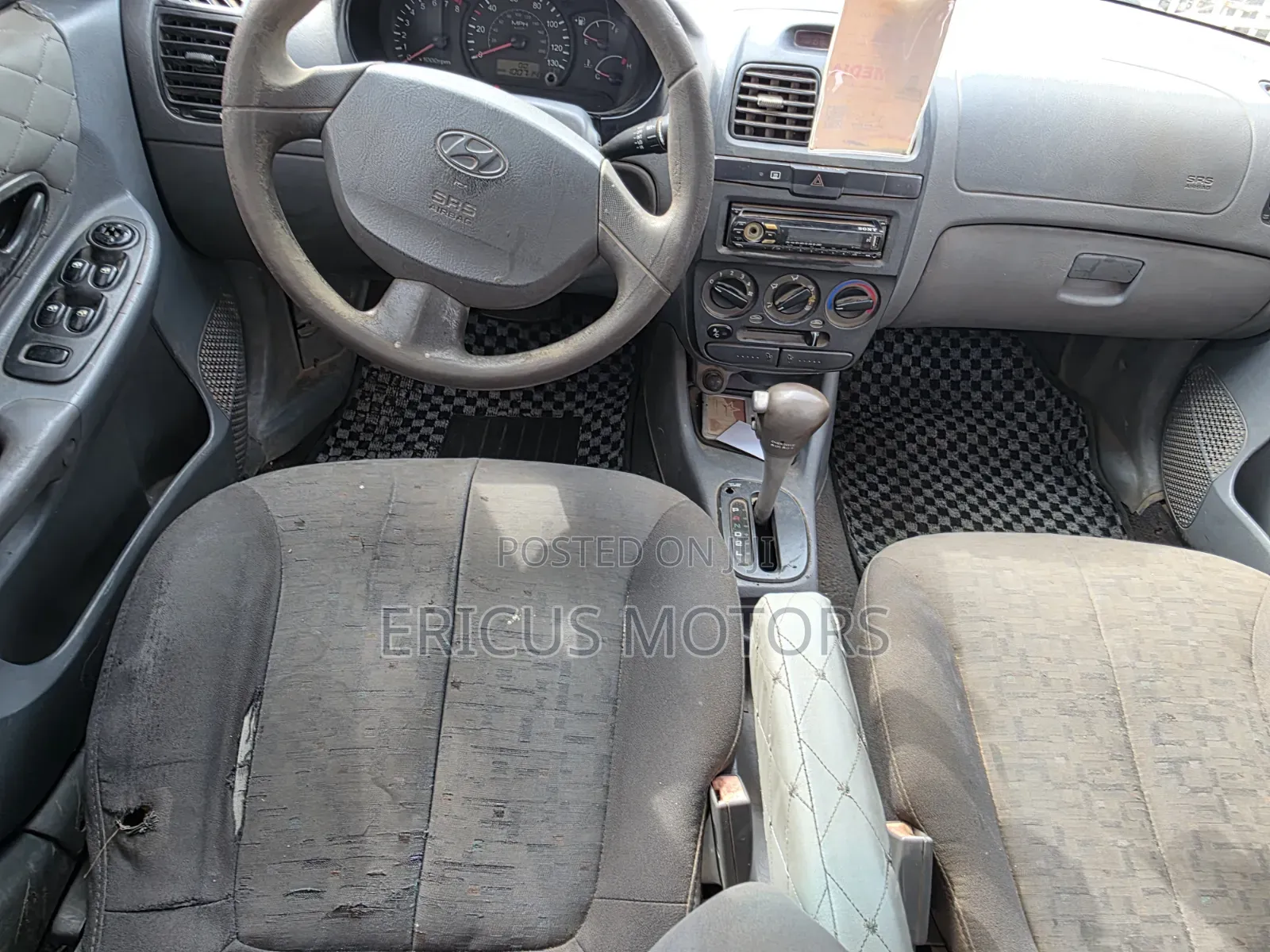 Hyundai Accent 1.6 2008 Black